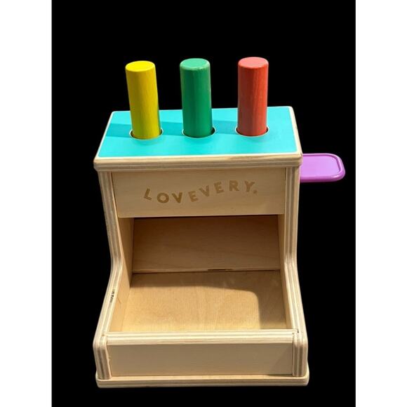 Lovevery Wooden Peg Drop The Thinker Play Kit Baby 11-12 Months Montessori Toy - Picture 1 of 10